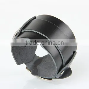Custom Handmade Genuine Leather Cuff Bracelets for Men thumbnail-2