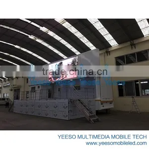 YEESO LED Mobile Stage Truck For Sale, Mobile Stage Truck for Roadshow, Mobile Stage Truck thumbnail-3