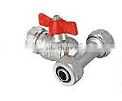 Brass 3-Ways Union Ball Valve thumbnail-1