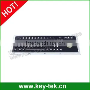 66 Keys Compact Format Vandal Proof IP65 Stainless Steel Industrial Illuminated Laptop Keyboard thumbnail-1