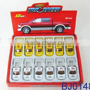 12pcs Free Wheel Mini Metal Die Cast Car Model thumbnail-1