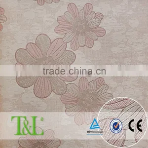 Beautiful Pink PVC Oriental Design Wallpaper thumbnail-1