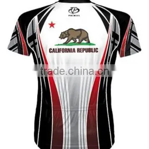 Latest Sublimated Cycling Jersey Men Cycling Wears Professional Manufacture Cycling Jersey Wtih BSCI,SQP,WCA,BV thumbnail-2