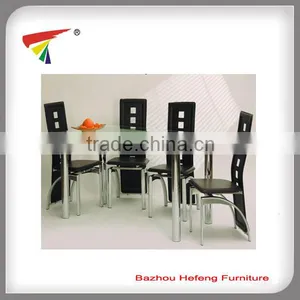 Modern Glass Dining Table thumbnail-1