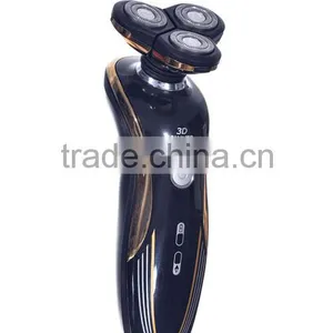 New Arrival 3 Head 3 in 1 12v Black Man Electric Shaver for Men thumbnail-5