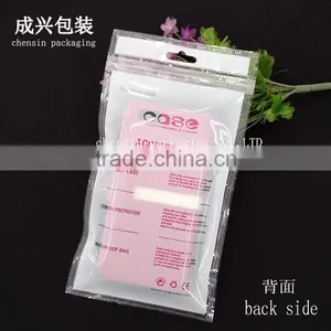 White Printing Plastic Packaging for Leather Case/phone Case Packaging Bag Within Zipper/rotogravure Printing Packaging thumbnail-4
