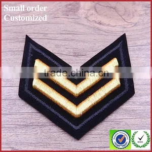 Custom Hand Embroidery Banner Family Crest Blaze Textile Shield Badges thumbnail-4
