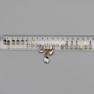 New Hot Sale Candy Color Alloy Garment Accessory Glass Chain thumbnail-2