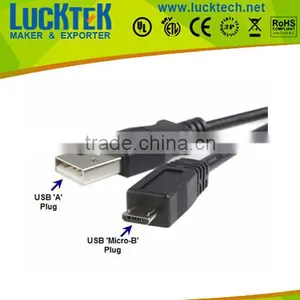 ORIGINAL USB A MALE TO MICRO B MALE USB CABLE FOR SMART MOBILE PHONES thumbnail-2