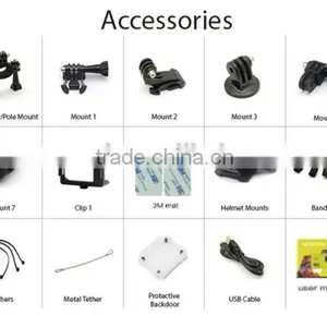 2016 New Product 4K /30FPS Action Camera 1080p 60fps Wifi Sport Cam Cheap Action Camera Waterproof thumbnail-5