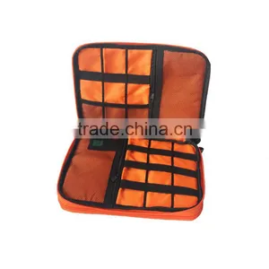 Double Layer Travel Gear Organizer Electronics Accessories Bag for Tablet PC USB Drive, Phone thumbnail-3