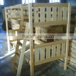 Hotel Furniture, Pine Wood Bunk Bed thumbnail-1