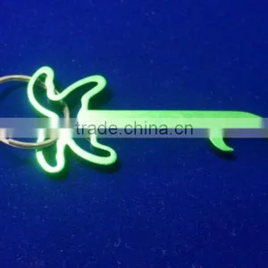 Palm Tree Superlight Hollow Zinc Alloy Bottle Opener Keychain thumbnail-1