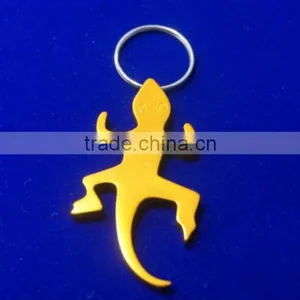 Gecko Customized Animal Zinc Alloy Reptile Special Design Keychain thumbnail-1
