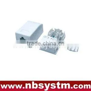 Surface Box 1 Port, With 1pc Keystone Jack, Un-shielded Type thumbnail-1