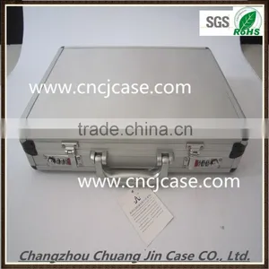 Made in China Silver ABS Storage Carrying Hard Case Portable Aluminum Tool Box thumbnail-1