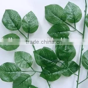 Decorative Foliage H70cm Artificial Green Rose Leaves thumbnail-3