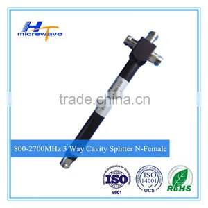Wideband Micro Wave Passive Component Telecom Parts 50 Ohm 800-2700 Mhz N and DIN Type Coax Splitter thumbnail-1