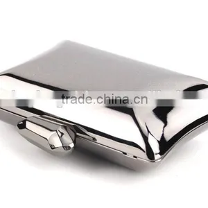 Women's Fashion Bag Unique Design Silver Metal Clutch Bag thumbnail-4
