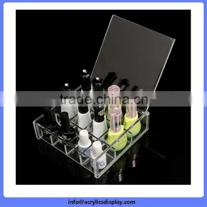 Cheap Price Custom Promotion Personalized Plastic Acrylic Nail Polish Display Rack thumbnail-4