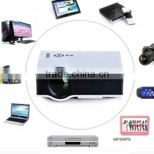 Factory Price Home Theater UC40 Mini Projector Led Pocket Projector for Christmas Day Halloween Easter Day Children Day thumbnail-4