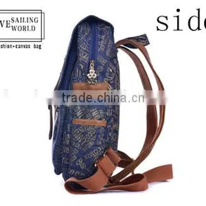 Large Capacity Unisex Handmade Canvas Laptop Bag & Backpack thumbnail-2