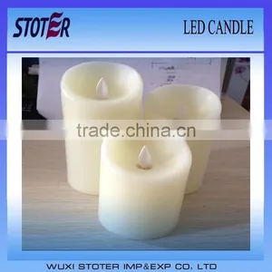 Paraffin Wax Material and Moving Wick LED Candle With Timer thumbnail-1