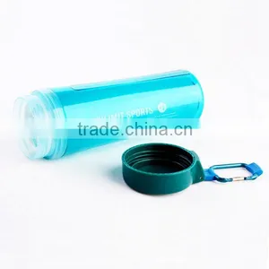 Premium Double Wall 600ml Sport Water Bottle Wih Tea Filter thumbnail-1