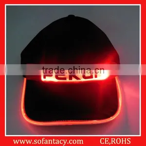 2016 Hot Selling Led Sports Baseball Cap With Customzied Logo thumbnail-4