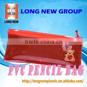 Oem Promotion Printing Zipper Pvc Pencil Bag for Children thumbnail-1