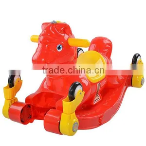 Plastic Children Toy Tricycle With Hobbyhorse Function,wholesale Baby Rocking Horse Swing Car thumbnail-2