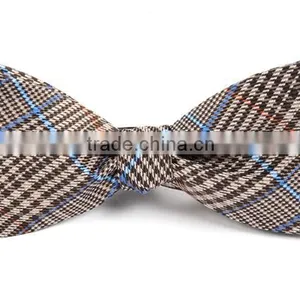 2016 Hot Sale Pantons Checkered Pattern Polyester Handmade Bowties for Men thumbnail-5