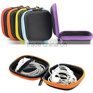 Mini Square Shape EVA Earphone Carrying Bag, EVA Earphone Case Bag thumbnail-2