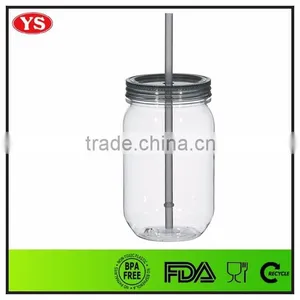 Bpa Free Single Wall Plastic Mason Jars Wholesales 720 ml thumbnail-6