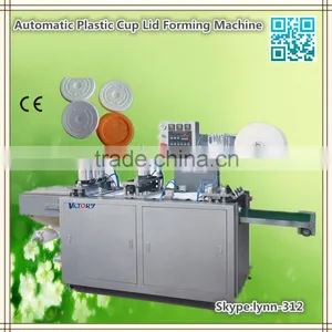 2014 Best Sale CE Standard Automatic Plastic Cup Lid Thermoforming Machine, Plastic Cup Lid Thermoforming Machine thumbnail-1