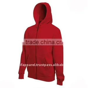 Blank Pullover Fleece Hoodies thumbnail-1