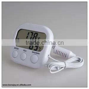 Factory Wholesale Digital Thermo Hygrometer and Clock thumbnail-4