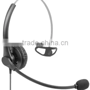 Professional USB Headset for Call Center , RJ Plug Earphone Microphone for Noise Reduction , Handfree Telephone thumbnail-1