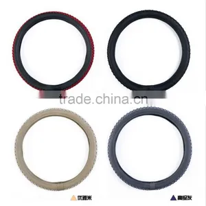 Ice Silk to Sets of Car Steering Wheel Cover Boutique Interior Protective Sleeve thumbnail-1