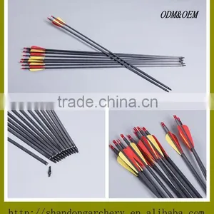 New Carbon Fiber Arrows For Archery Hunting Compound Bow And Arrow thumbnail-1