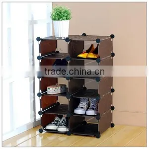 DIY PP Storage Rack, Made of High-quality PP and Metal thumbnail-1