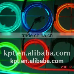 Colorful High Brightness Lighting Electrouluminecent Wire for Decoration thumbnail-4