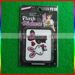 3D Cat Glitter Powder Decorations Sticker thumbnail-5