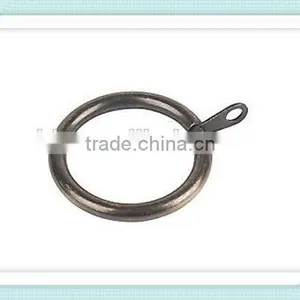 Metal Fixed Curtain Rings Antique Brass thumbnail-1