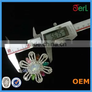 Luxury Jewelry Rhinestone Vintage Brooches in Bulk Quantity thumbnail-1