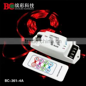 350mA/CH*3 Channels RF Remote Mini Led Rgb Controller thumbnail-6