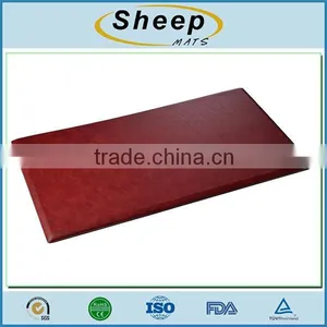 China Supply Decorative Anti Fatigue Comfort Waterproof pu Chef Floor Mat thumbnail-1