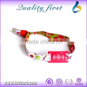 LBDW10 RFID Custom Wristbands, NFC Wristbands, Woven Wristbands China thumbnail-6