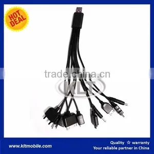 Universal 10 in 1 Multifunction Charger USB Cable For Multiple Cell Phones thumbnail-1