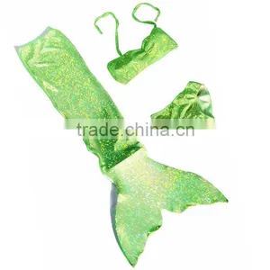 New Arrival Bikinis Kids Girls 3 Pcs Mermaid Tail for Swim thumbnail-2